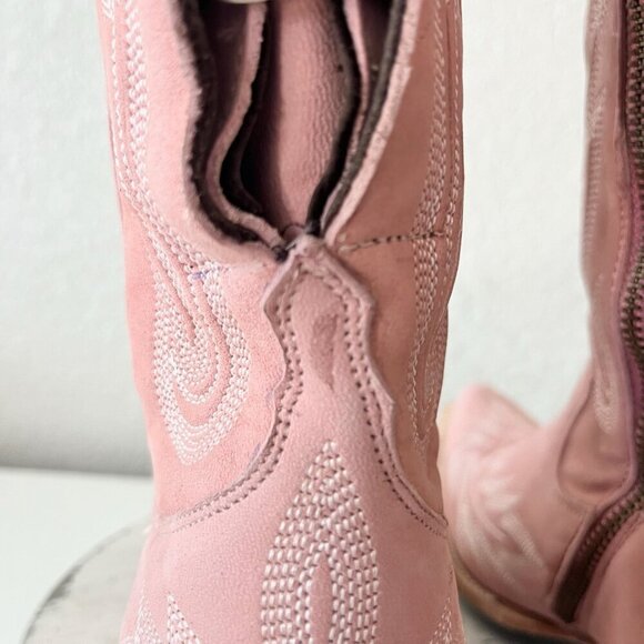 Lane LEXINGTON Over the Knee Womens Cowboy Boots 8.5 Pink Western Cowgirl Tall - Picture 5 of 16